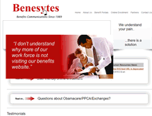 Tablet Screenshot of benesytes.com